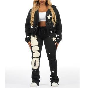 Conjunto Deportivo para Mujer, Ligero, Cómodo, Transpirable, para Entrenamiento, Correr, Ropa Casual - Product Image 5