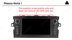 Système de navigation GPS portable avec écran tactile RGB pour autoradio CarPlay pour Corolla <span class=keywords><strong>Auris</strong></span> <span class=keywords><strong>E150</strong></span> 2007-2011 - Product Image 3