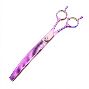 Pink Stainless Steel Customized Grooming <b>Scissors</b> for Pet Hair Cutting-Eco-Friendly Pet Grooming Tools - Product Image 1