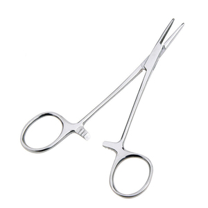 Pinces hémostatiques chirurgicales en acier inoxydable réutilisables – Options courbées et droites - Product Image 1