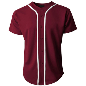2024 Design personnalisé Polyester sublimé broderie Logo Baseball Jersey respirant et confortable avec Logo brodé - Product Image 5