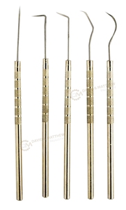 Set de Exploración Dental Básico de Acero Inoxidable: Sonda Manual, Espejo Bucal y Pinzas - Instrumentos Dentales Profesionales - Product Image 6