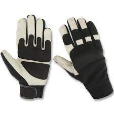 Gants en cuir synthétique mécanique résistant aux chocs protecteur de doigt activités de plein air gants de conduite décontractés quotidiens - Product Image 6