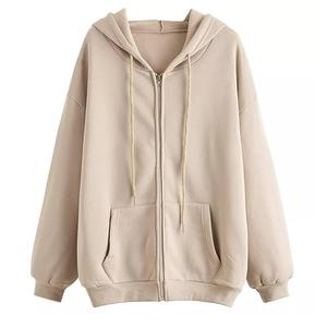 Sweat à capuche pour femme, sweat à capuche décontracté pour femme avec fermeture éclair, manches longues, sweat à capuche pour femme disponible en qualité supérieure avec des couleurs élégantes - Product Image 1