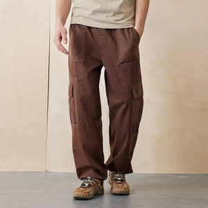 Pantalon cargo unisexe, streetwear, toucher doux, design polyvalent pour les voyages, la salle de sport, la randonnée, les vêtements décontractés, OEM ODM - Product Image 6