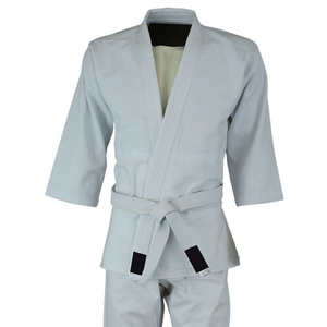 Uniforme de Karate Blanco para Práctica y Entrenamiento para Principiantes y Jugadores Experimentados, 100% Algodón Elástico de Secado Rápido, Impresión de Logotipo Personalizado - Product Image 3