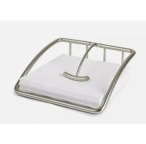 Tableware Decor Napkin Stand Metal Napkin Holder Silver Color Tissue Stand <b>for</b> Home & Office <b>Desktop</b> <b>Organizer</b> - Product Image 1