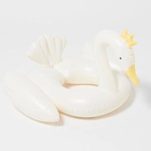 Flotador Inflable para Niñas, Diseño de Cisne Princesa, Anillo de Natación, Juguete para Piscina, Playa y Fiestas de Verano - Product Image 1