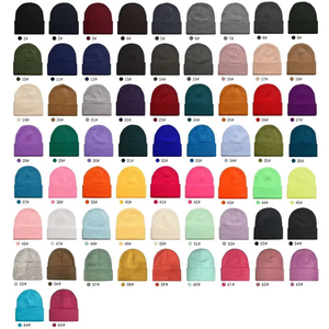Sombrero de invierno Venta caliente Y2K Beanie Cap Logotipo personalizado Acrílico Knit Jacquard Beanie Hat al por mayor - Product Image 2
