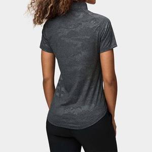 Nueva llegada de las mujeres para polos para la venta 100% Spandex poliéster transpirable sublimación impresión ropa Casual de punto - Product Image 3