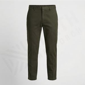 กางเกงลำลองผู้ชายคุณภาพพรีเมียม ผ้าฝ้าย ทรงตรง เอวกลาง ผ้าทวิล ชิโน่ รุ่นใหม่ล่าสุด ปี 2022 สีสั่งทำได้ - Product Image 1