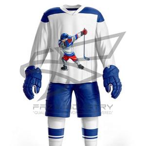 Uniforme de hockey sobre hielo Venta al por mayor Impresión sublimada Equipo profesional Jersey Set Suministro directo de fábrica - Product Image 1