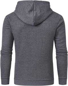 เสื้อสเวตเตอร์แบบสวมหัวสำหรับยิมของผู้ชายเสื้อออกกำลังกายผ้ายืดน้ำหนักเบาระบายอากาศได้ดีเหมาะสำหรับการวิ่งออกกำลังกายและฟิตเนส - Product Image 2