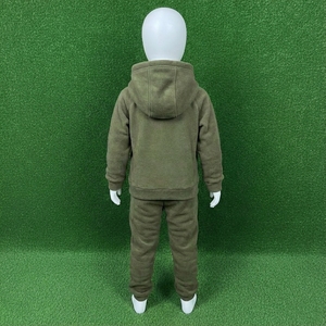 ชุดวอร์มมีฮู้ดกางเกงวิ่งสำหรับเด็กผู้ชายเซ็ต2ชิ้นโลโก้แบบกำหนดเอง - Product Image 3