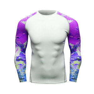 Long Sleeve Rash Guard Breathable Active Wear for <b>Surfing</b> Beach Sports Gym Fitness Running & Yoga Anti-UV UPF50 Swimwear - Product Image 3