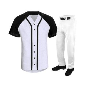Qualité supérieure Imprimé Personnalisé Nom D'équipe Numéro Séchage Rapide Évacuation De L'humidité Respirant Collège Baseball Uniformes Ensembles - Product Image 6