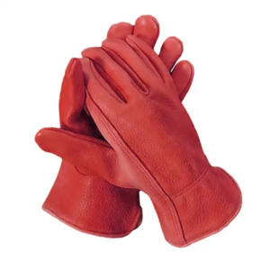 ถุงมือนิรภัยหนังวัวเมล็ดข้าวทนทานสำหรับใช้ในอุตสาหกรรมงานช่างถุงมือขับรถเย็นเก็บความร้อนในฤดูหนาว - Product Image 4