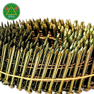 Clavos de bobina de alambre de paleta de acero de 1-3/4 pulgadas Fabricación de paleta competitiva Anillo de cabeza a cuadros Tipos de vástago de tornillo liso de Vietnam - Product Image 4