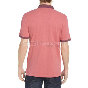 Polo rose pour garçons, manches courtes, décontracté, confortable, respirant, coupe ajustée, été, polo élégant - Product Image 5