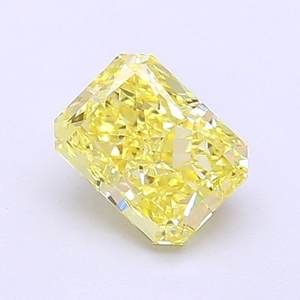 Diamante Radiante de 1.04ct VS1, Color Amarillo Intenso, Cultivado en Laboratorio - Product Image 1