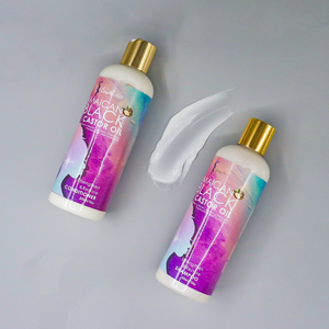 Experiencia corporativa Personalice su propia marca Tratamiento de reparación de aceite de ricino natural Champú para el cuidado del cabello rizado para cabello dañado - Product Image 4