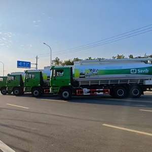 Camión de distribución de granos a granel 6x4 de 30 metros cúbicos para fábrica, camión de distribución de granos a granel usado para automóviles - Product Image 2