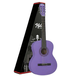 Guitarra Clásica Morada 4/4, Juego Completo con Varilla de Ajuste, Afinador, Funda, Correa, Capo y Púas |   Midex CG-270PRP - Product Image 2