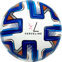 Ballon de sport avec panneaux fusionnés micro pu surface 3.50mm eva mousse butyle bloc d'air vessie ballon de football pro qualité football