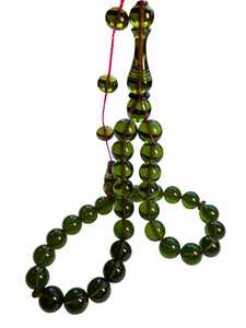 Rosario de Oración Musulmán de Resina Turquesa de Calidad Angel, 33 Cuentas, Ecológico, Pulido, en Caja de Color - Product Image 5