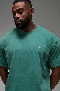 Camiseta corta extragrande Boxy Fit para hombre, 100% algodón, hombros caídos, calidad de lujo, logotipo personalizado, ropa de calle, estilo Hip Hop, ajuste holgado - Product Image 3