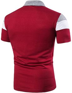 Por encargo de los hombres Top Casual Cómodo Ropa de calle Color sólido Transpirable Hip Hop Tallas grandes Polos de los hombres - Product Image 5