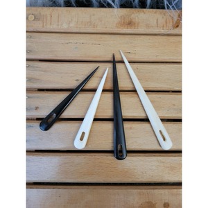 Handmade Buffalo Bone <b>Threading</b> Needle Natural Polished <b>Tool</b> for Tailoring Leather Craft Weaving Stitching and Art Projects - Product Image 3