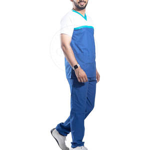 Uniforme médico transpirable de Color sólido, ropa de calle de diseño personalizado, uniforme médico de alta calidad - Product Image 3