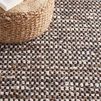 Tapis de salon de luxe 100% jute et coton Tapis de sol tissés faits à la main à vendre