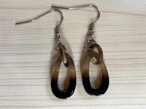 Pendientes de Cuerno de Búfalo para Niñas, Pendientes de Cuerno Natural para Mujer, Joyería de Cuerno de Alta Calidad - Product Image 3