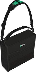 Kit d'outils d'électricien portable avec sac à bandoulière, comprenant un niveau, des tournevis, des pinces, une clé et une règle pour la réparation - Product Image 3