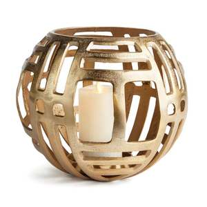Metal floral design votive <b>holder</b> indoor & outdoor <b>tealight</b> candle <b>holder</b> for home hotel office wedding party decoration - Product Image 3