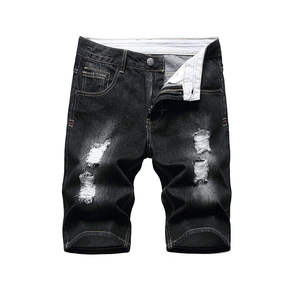 2026 Trending Men High Quality Denim Shorts Sizes Men <b>Elastic</b> <b>Waist</b> Bermuda Denim Cheap Price Men Denim Short - Product Image 1