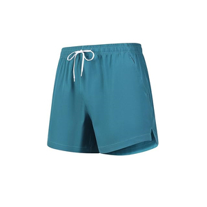 2025 <b>Men's</b> Sporty Quick-Drying Mesh Joggers Gym <b>Shorts</b> <b>Elastic</b> <b>Waist</b> Fitness Athletic Workout with Plain Dyed Technique - Product Image 3
