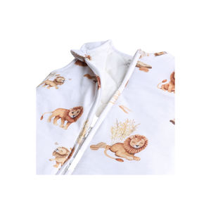 Conception personnalisée coton biologique sac de couchage pour bébé belle multicolore avant ouvert garçons doux grande taille nouveau-nés hiver Animal - Product Image 4