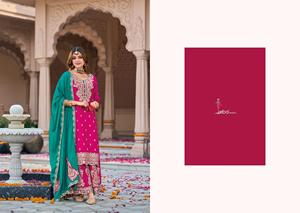 ชุดสูท Palazzo ทำขึ้นอย่างสวยงามพร้อมด้วยสีที่อุดมไปด้วยผ้าคุณภาพ Pemium ที่สมบูรณ์แบบสำหรับกิจกรรมพิเศษในราคาที่ดีที่สุด - Product Image 3