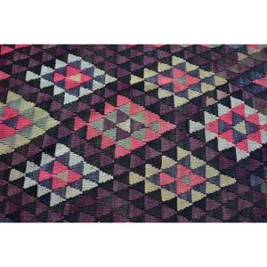 Alfombra Vintage de 2.9x10.3 pies, Alfombra Turca, Alfombra Oriental de Lana Roja Marrón - Product Image 5