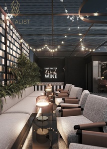 Bar à bières moderne Design d'intérieur Confortable constructeur de comptoirs de bar à whisky Design de meubles de bar sur mesure - Product Image 4