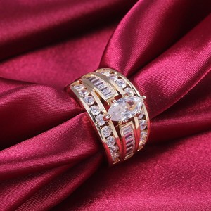 Anillo de Compromiso Unisex con Diamante Cultivado en Laboratorio, Chapado en Plata de 14K y 18K, Corte Marquesa, Certificado IGI, Anillo de Boda de Lujo - Product Image 1