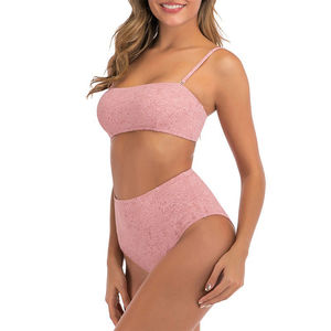 Marque privée Élégant Femmes Sexy Push Maillots De Bain Pantalon Ensemble Taille Élastique Polyester/Nylon Respirant Séchage Rapide OEM Personnalisé Plage - Product Image 1