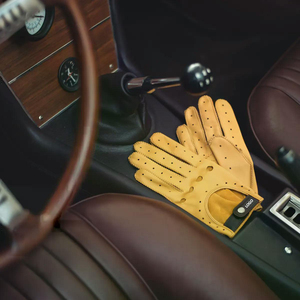 Nouvel arrivage de gants de conduite à la mode haut de gamme élastiques et abordables gants respirants à adhérence parfaite avec style de luxe - Product Image 3
