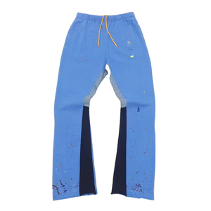 Pantalones con cordón acampanados informales Vintage para hombre con logotipo personalizado, pantalones ligeros de cintura media, nuevo diseño de estilo acampanado, patrón recto - Product Image 1