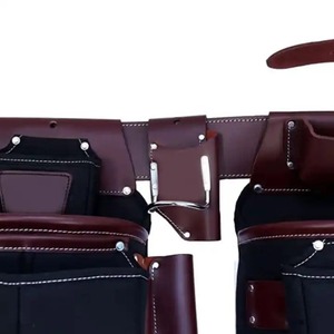 HMB-LB-523 กระเป๋าเครื่องมือหนังแบบกําหนดเองหลายขนาดที่แตกต่างกันกระเป๋าเครื่องมือหนังที่สะดวกสบายสําหรับงานหนักรุ่นใหม่ - Product Image 6