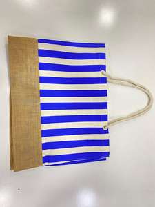 Sacs fourre-tout en toile de coton écologique imprimés sur mesure en gros Sacs promotionnels de plage en jute pour les courses - Product Image 6