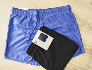 Wholesale High Quality Mens Board <b>Shorts</b> Custom Logo Design Polyester Oxford Solid Eco-Friendly Black Casual OEM Design Bulk - Product Image 5